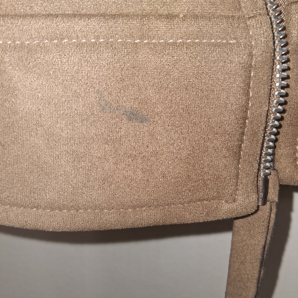 H&M Women's Brown Suede Jacket - Picture 8 of 8